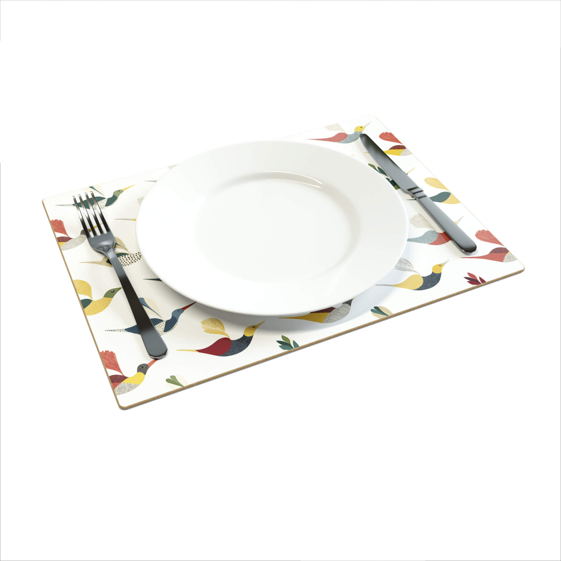 Design Placemat Set (2 pcs) - Ally and Friends - Eucalyptus MDF
