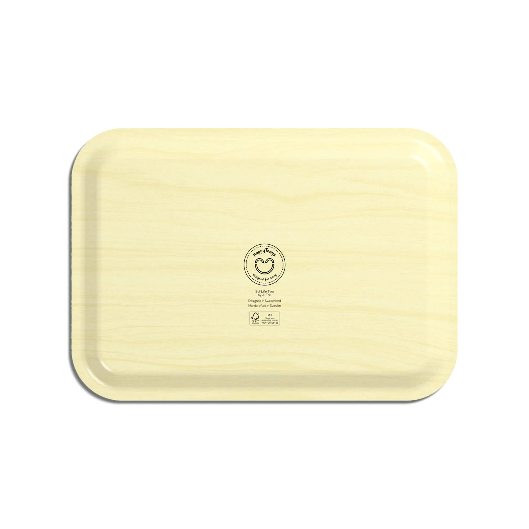 Rectangular Design Tray 34 x 24 cm - Still Life Two - Nordic Birch