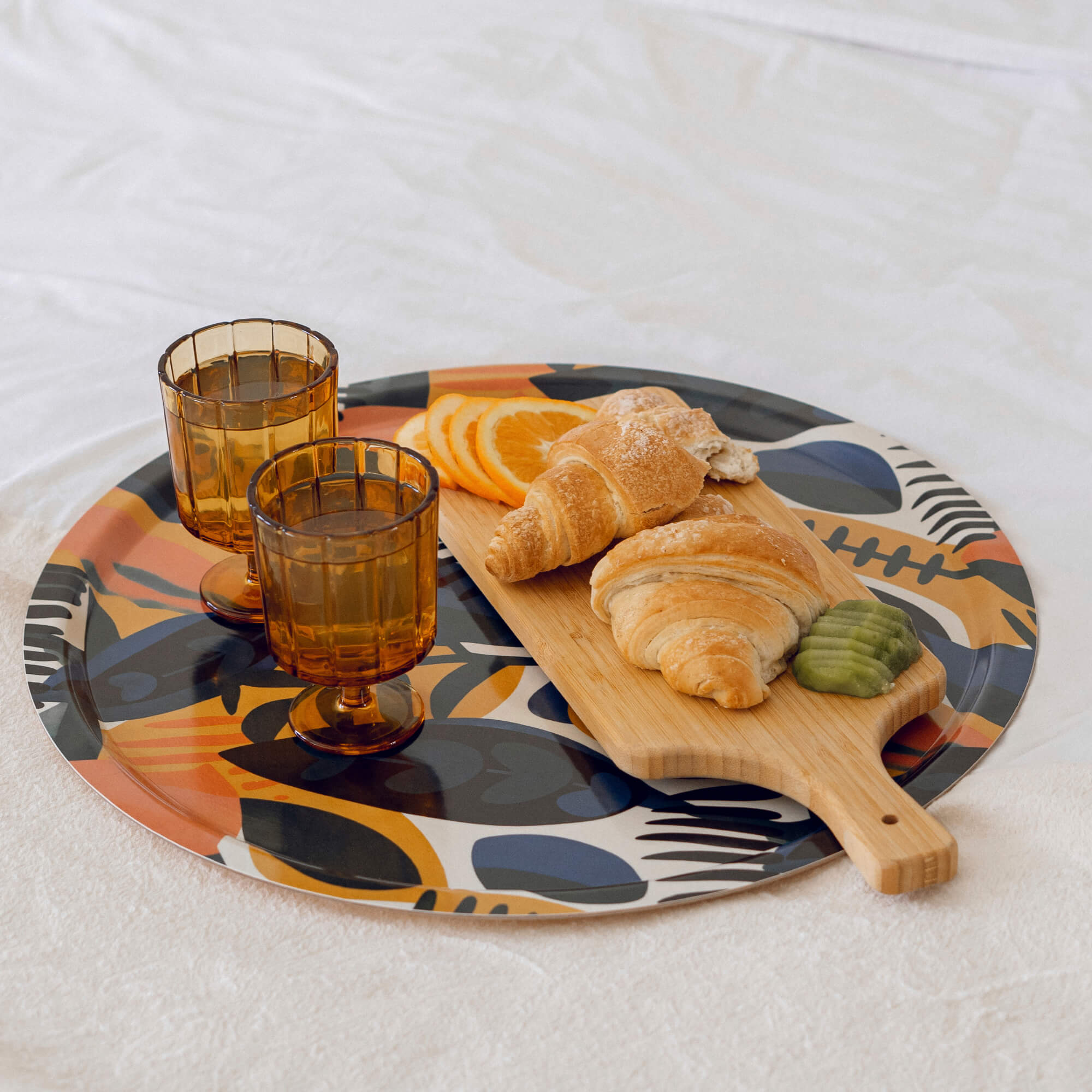 Round Design Tray Ø 46 cm - Chiapas - Nordic Birch