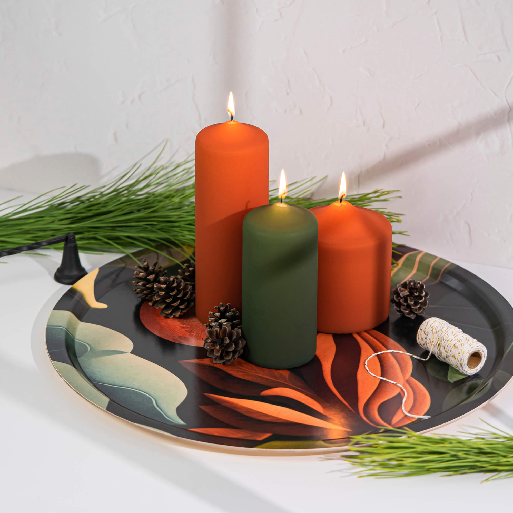 Round Design Tray Ø 46 cm - Still Life - Nordic Birch