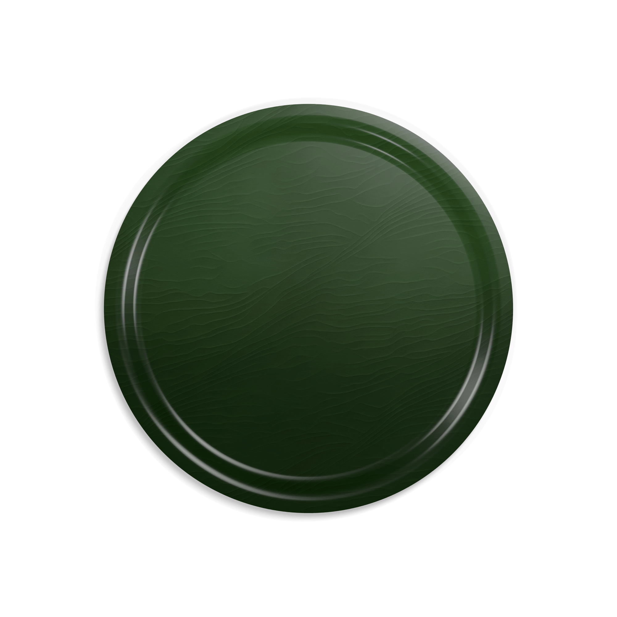 Round Design Tray Ø 46 cm - Tourmaline - Nordic Birch