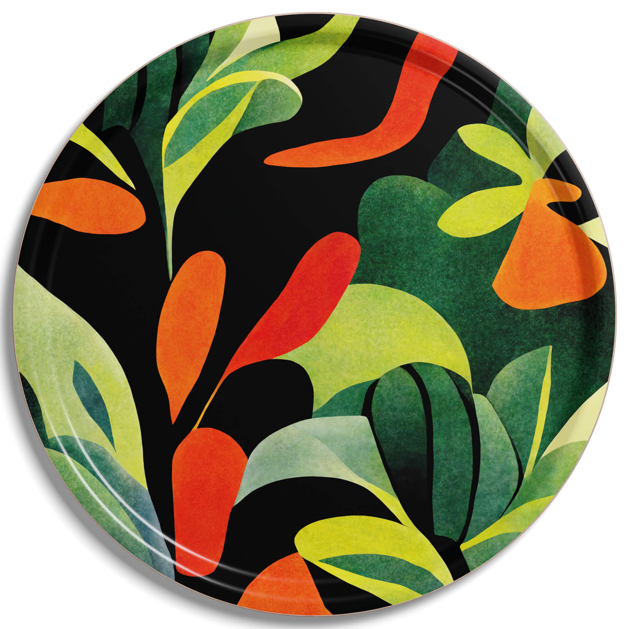 Round Design Tray Ø 65 cm - Deepwood - Nordic Birch