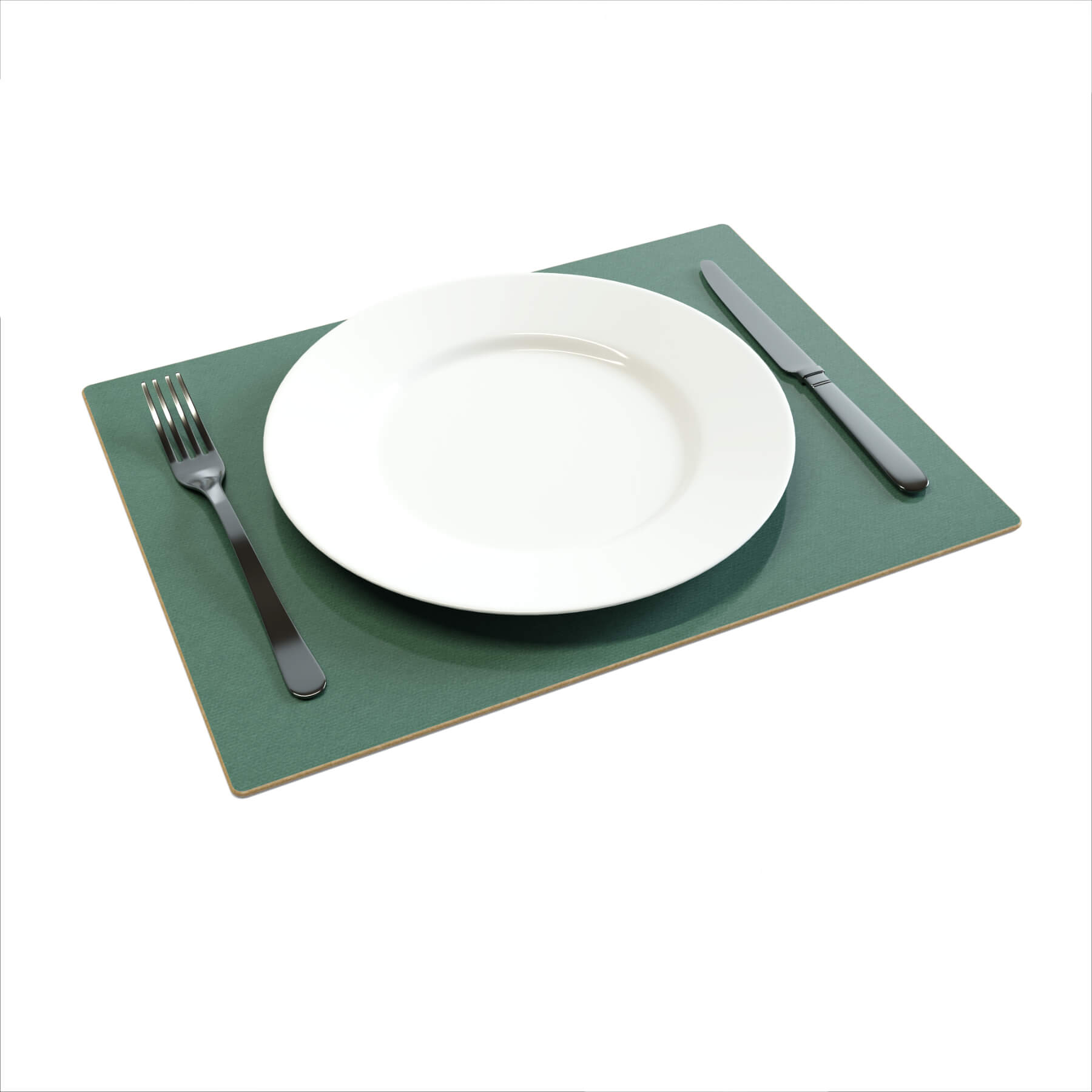 Design Placemat Set (2 pcs) - Jade Two - Eucalyptus MDF