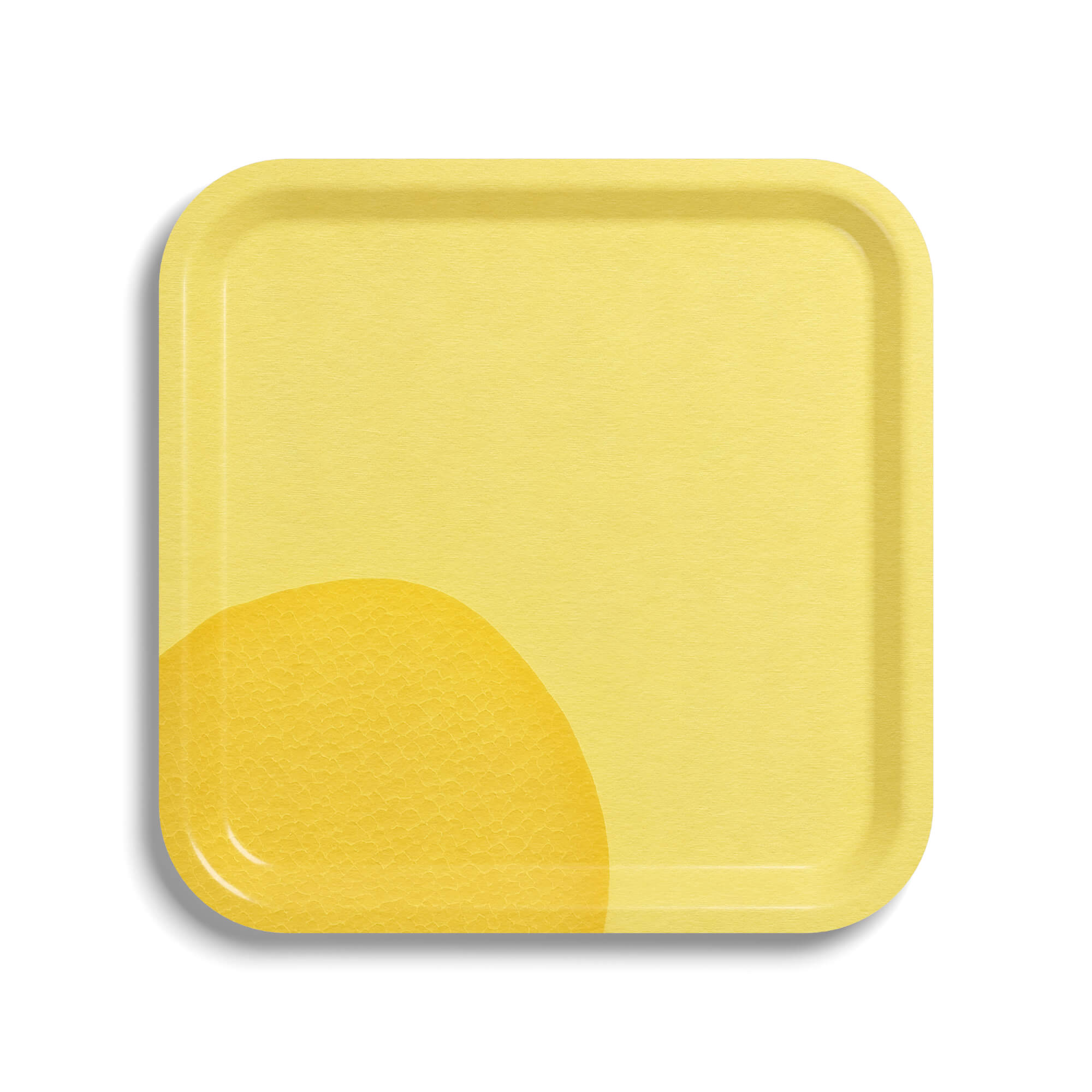 Rechteckiger HappyTray 32 x 32 cm Lemon Drop EU