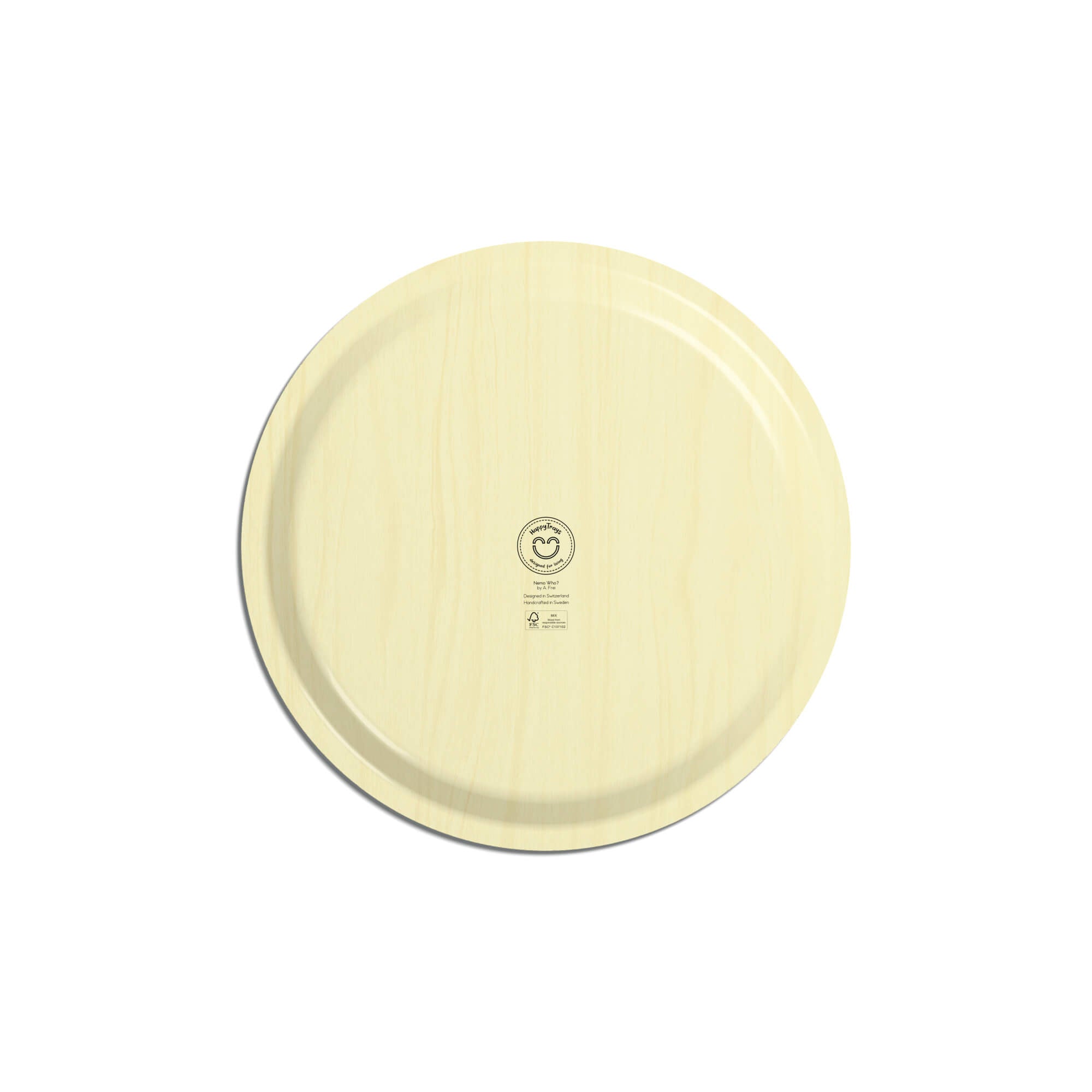 Round Design Tray 39 cm - Nemo Who? - Nordic Birch