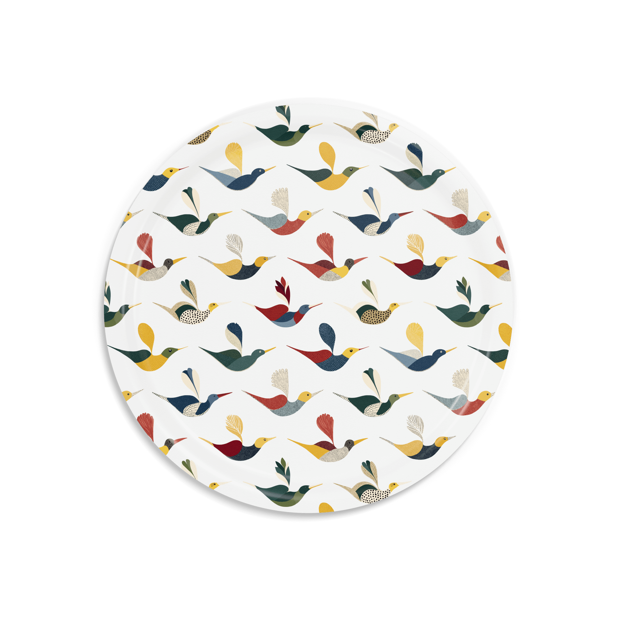 Round Design Tray 46 cm - Ally and Friends - Nordic Birch