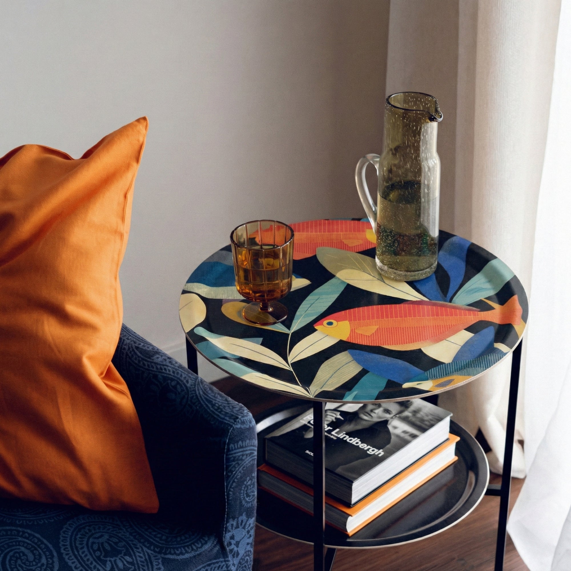 Round Design Tray 46 cm - Nemo Who? - Nordic Birch