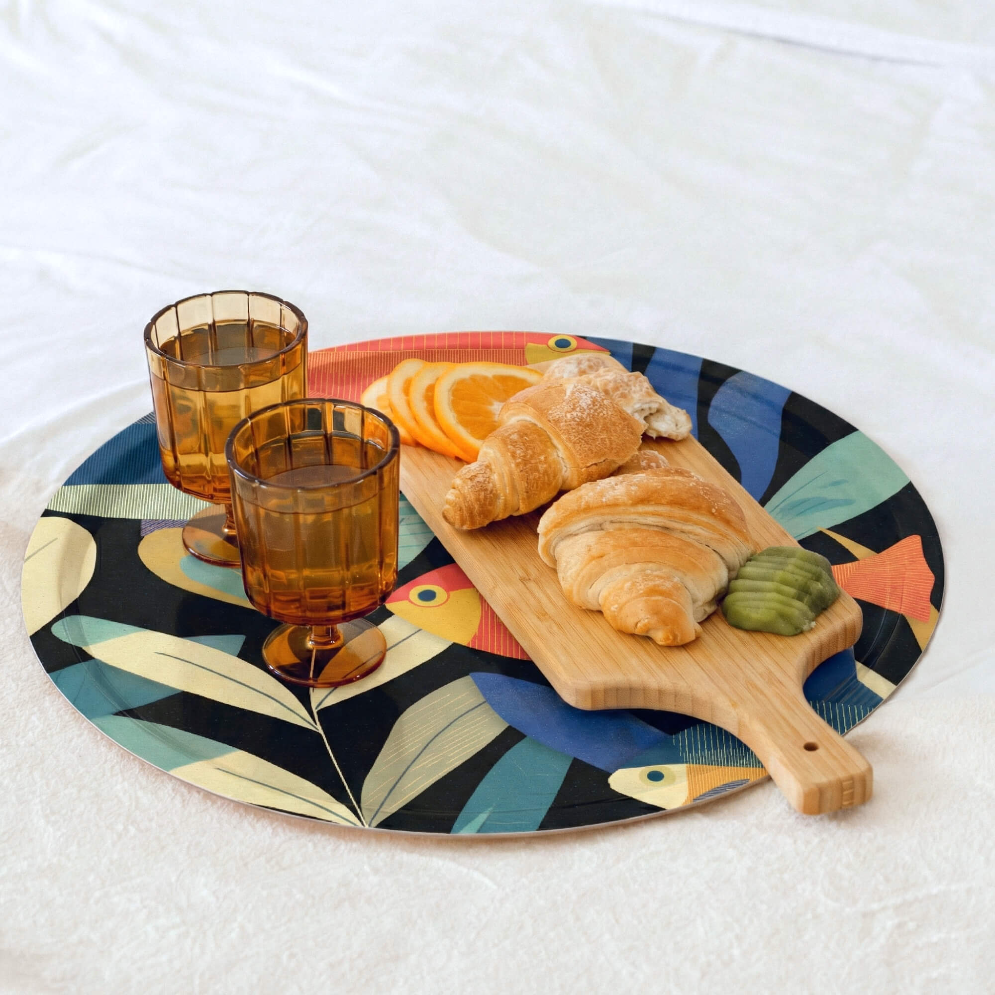 Round Design Tray 46 cm - Nemo Who? - Nordic Birch